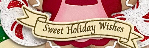 Banner Sentiments Stamps: Happy Holidays 1