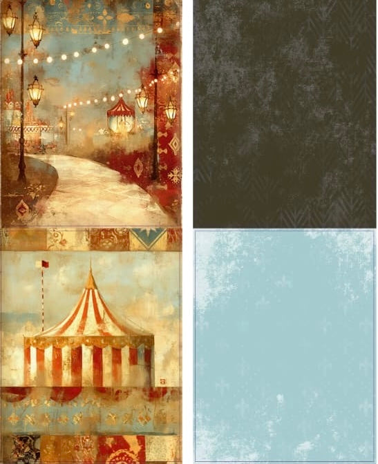 Circo Da Sogno 8.5” x 11” Patterned Paper Pack