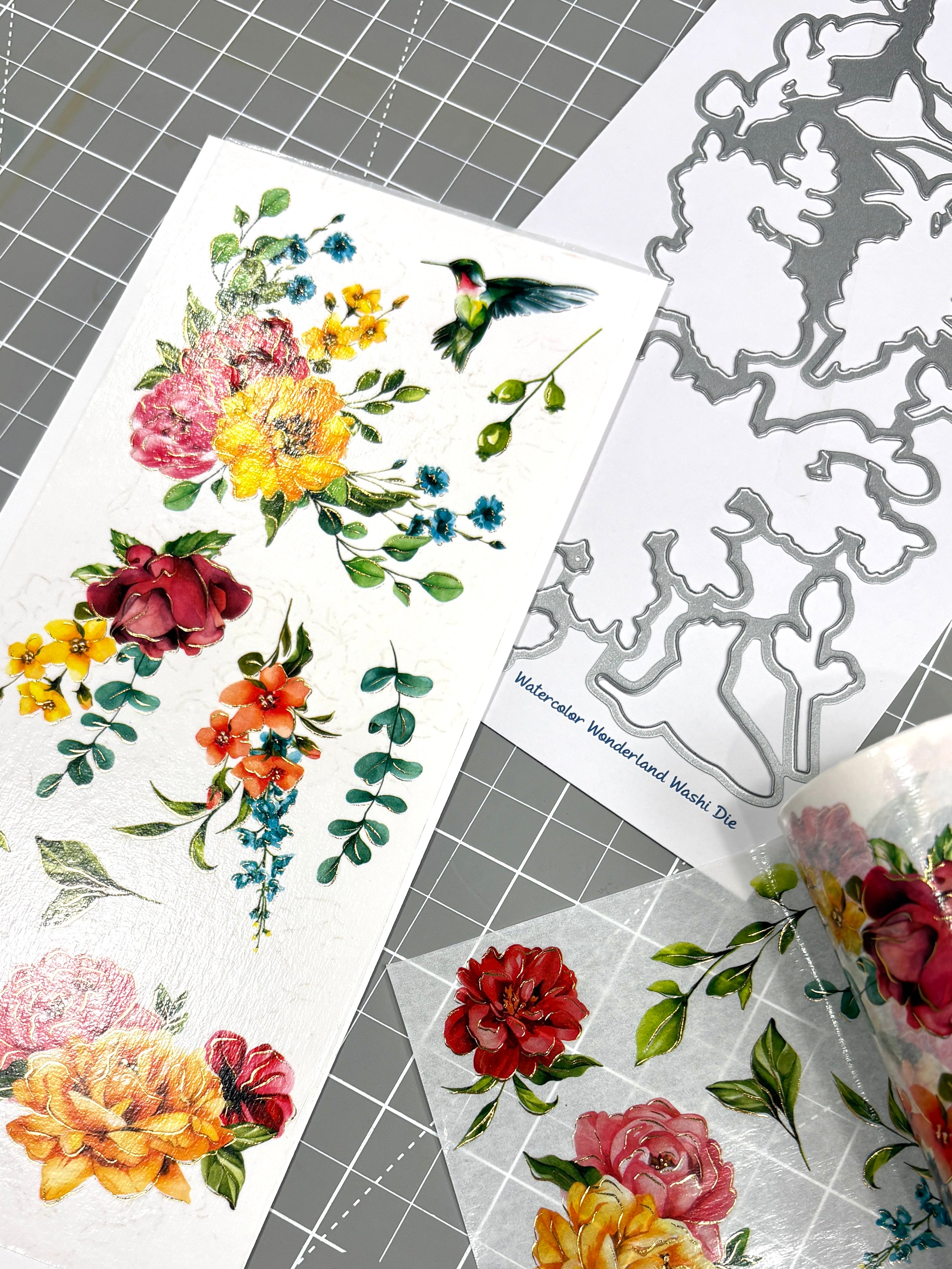 Watercolor Wonderland Wide Washi Tape