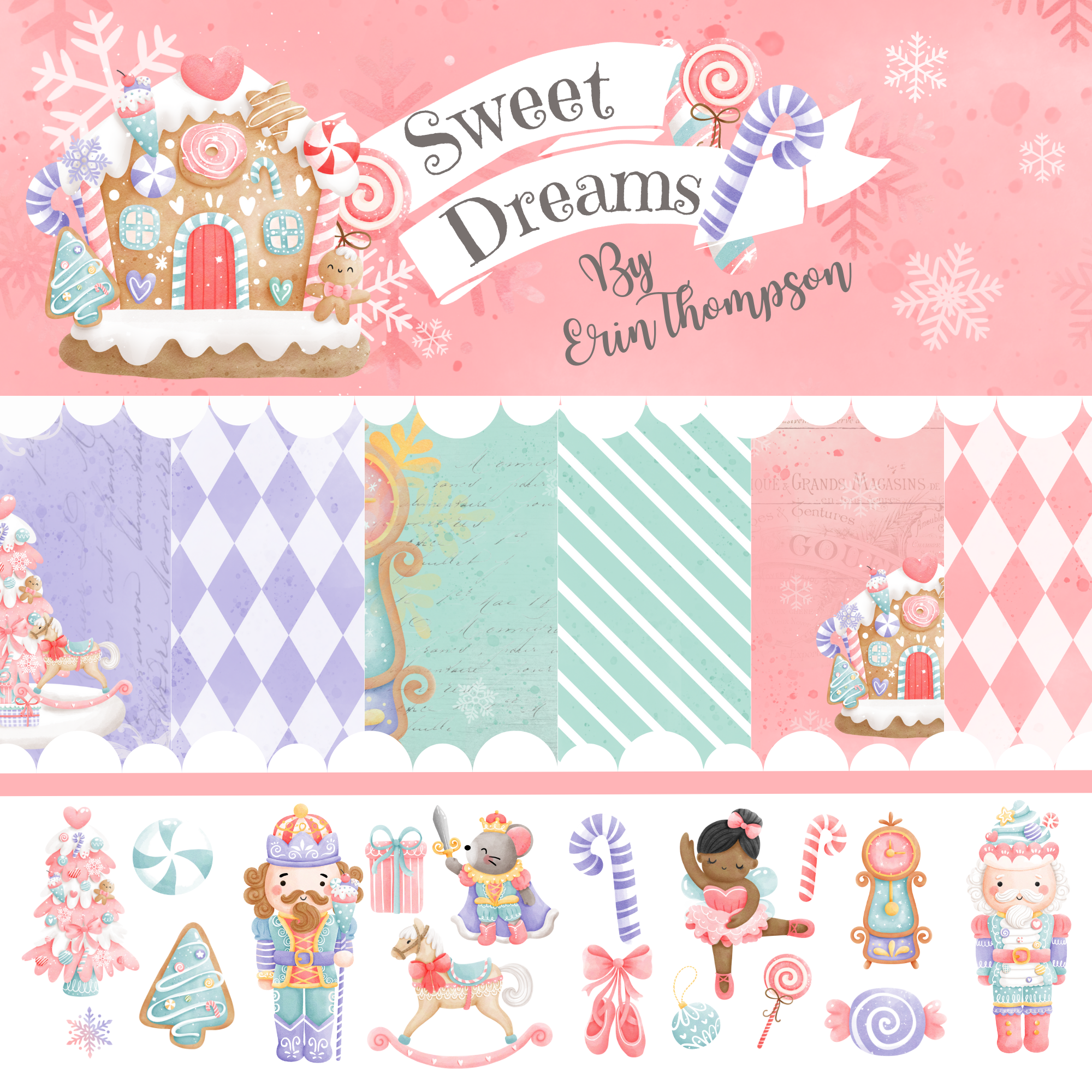 Sweet Dreams 12x12 Patterned Paper
