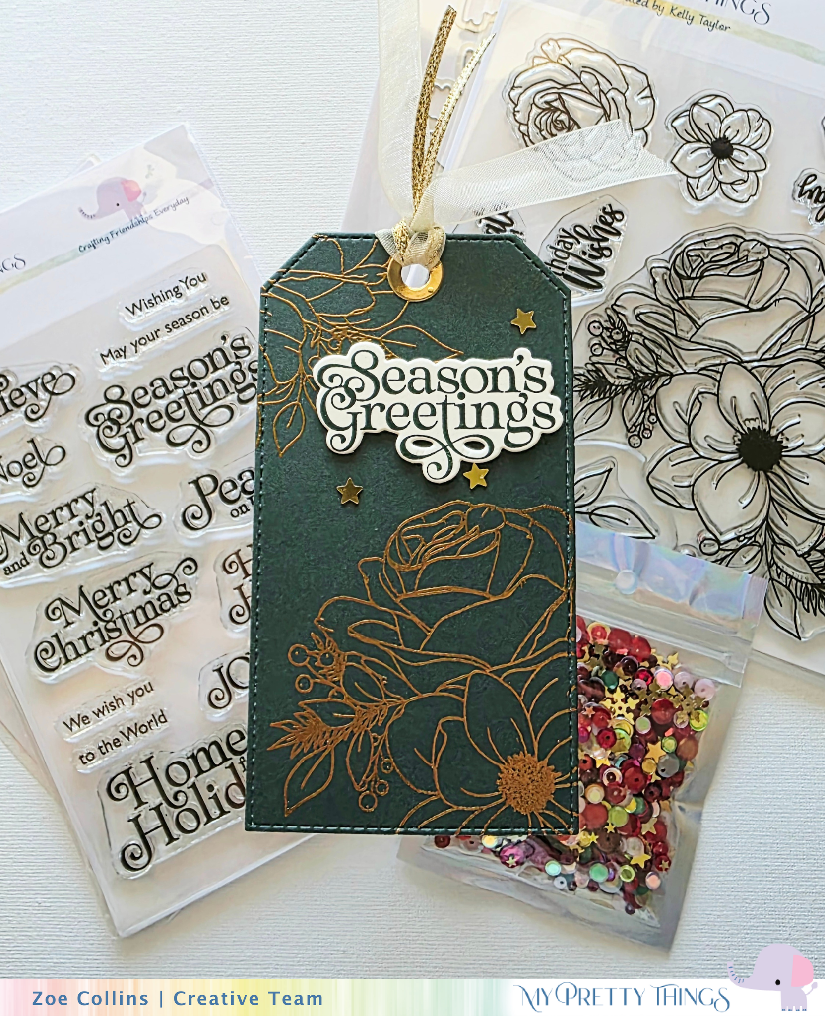 Happy Holidays Stamp Set
