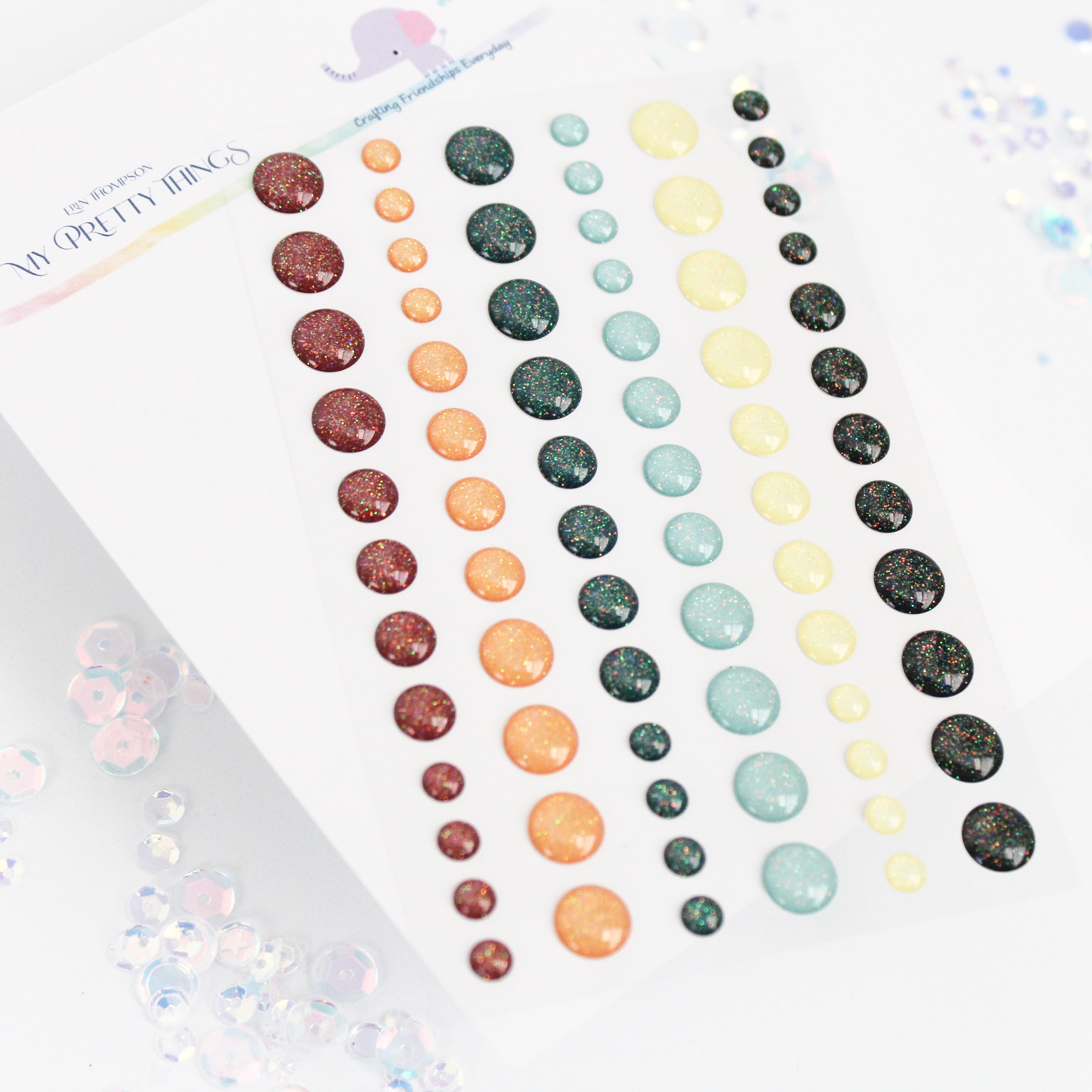 Circo Da Sogno Glitter Enamel Dots