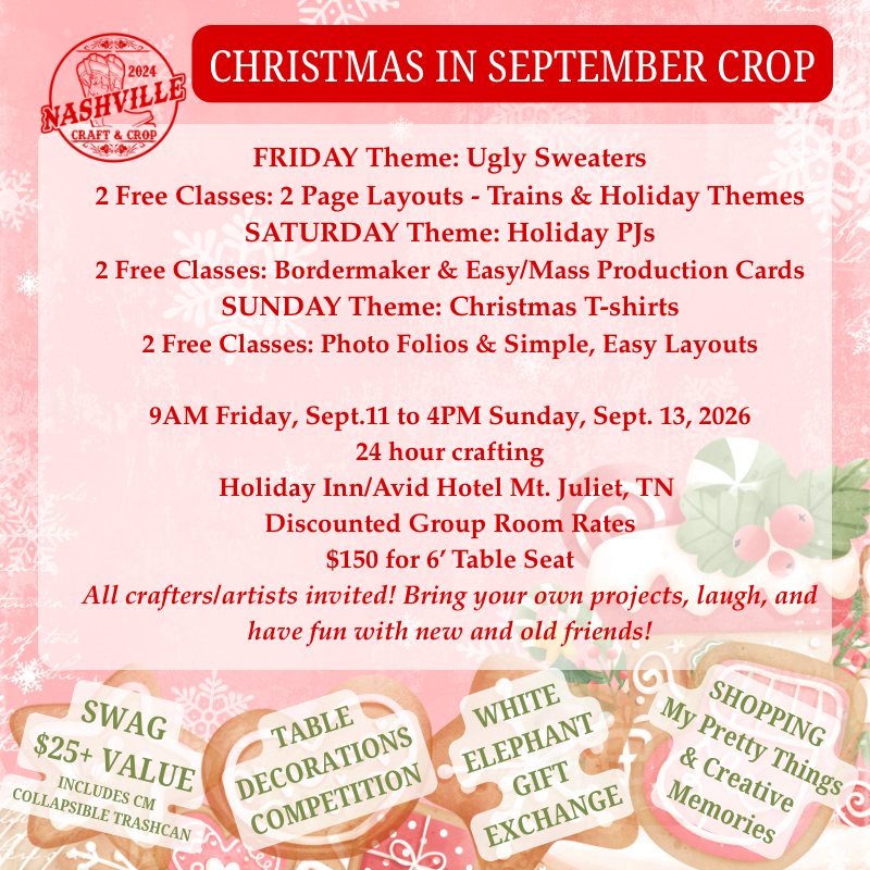 Christmas in September CROP!