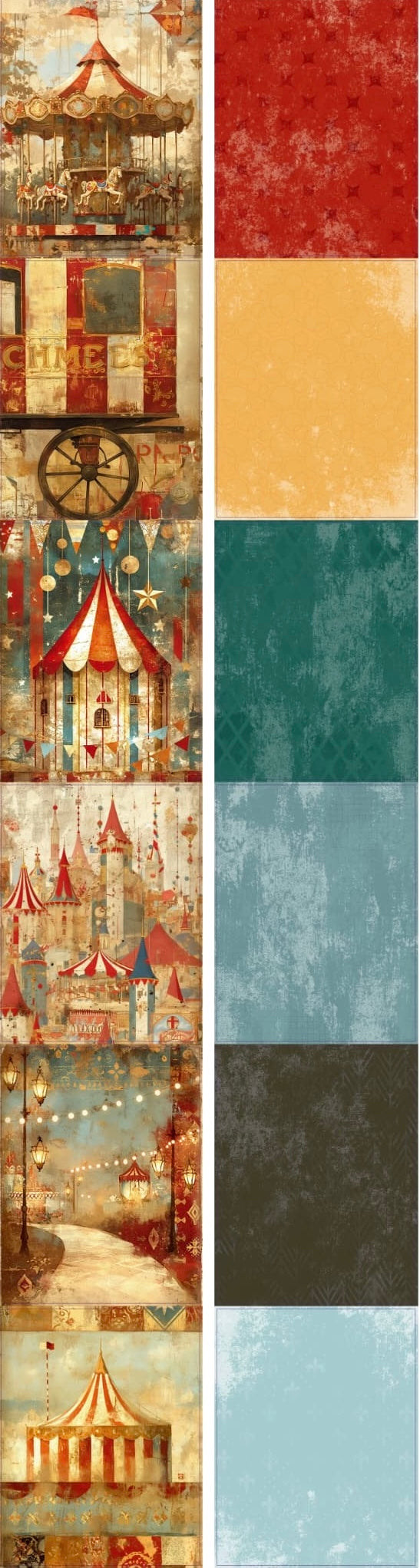 Circo Da Sogno 8.5” x 11” Patterned Paper Pack