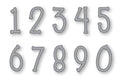 Funny Friend Font - Numbers Die Set