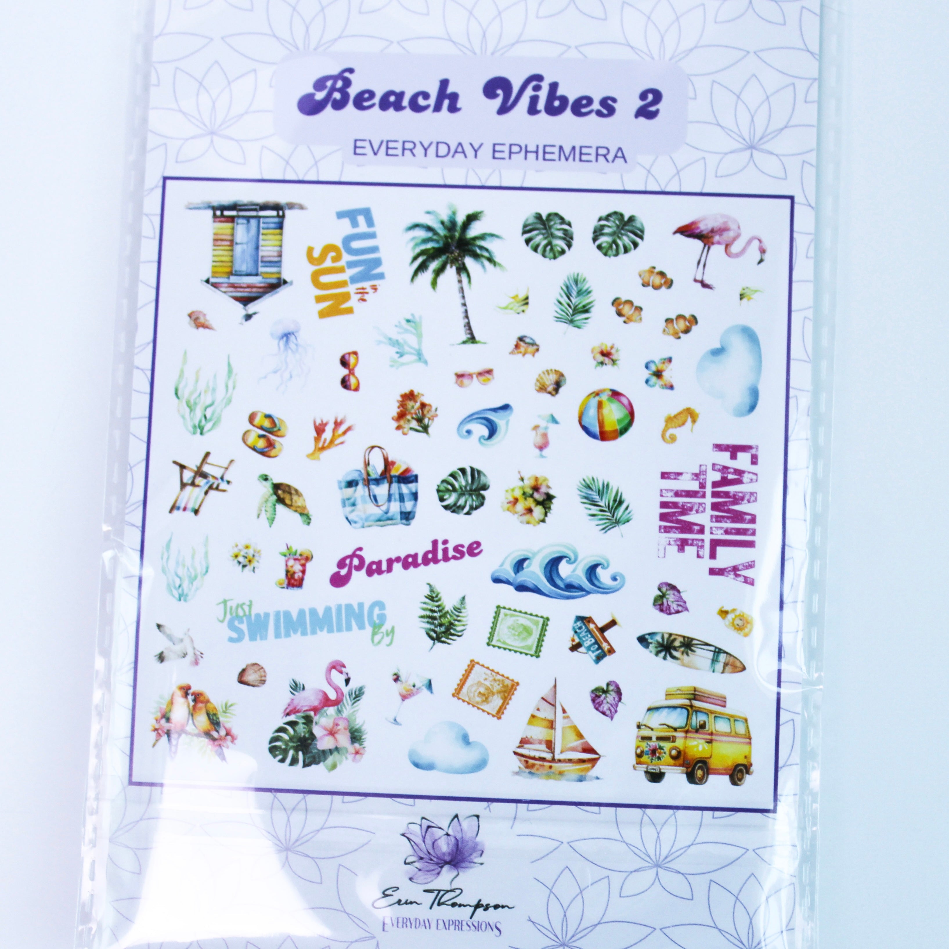 MPTE 2Beach Vibes Ephemera