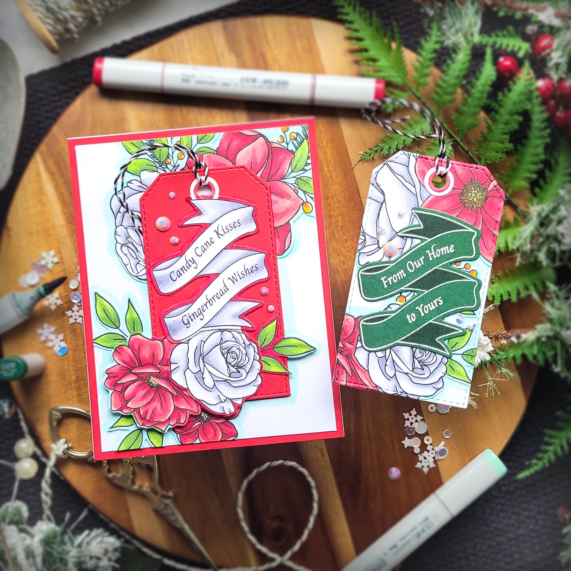 Banner Sentiments Die: Happy Holidays 2