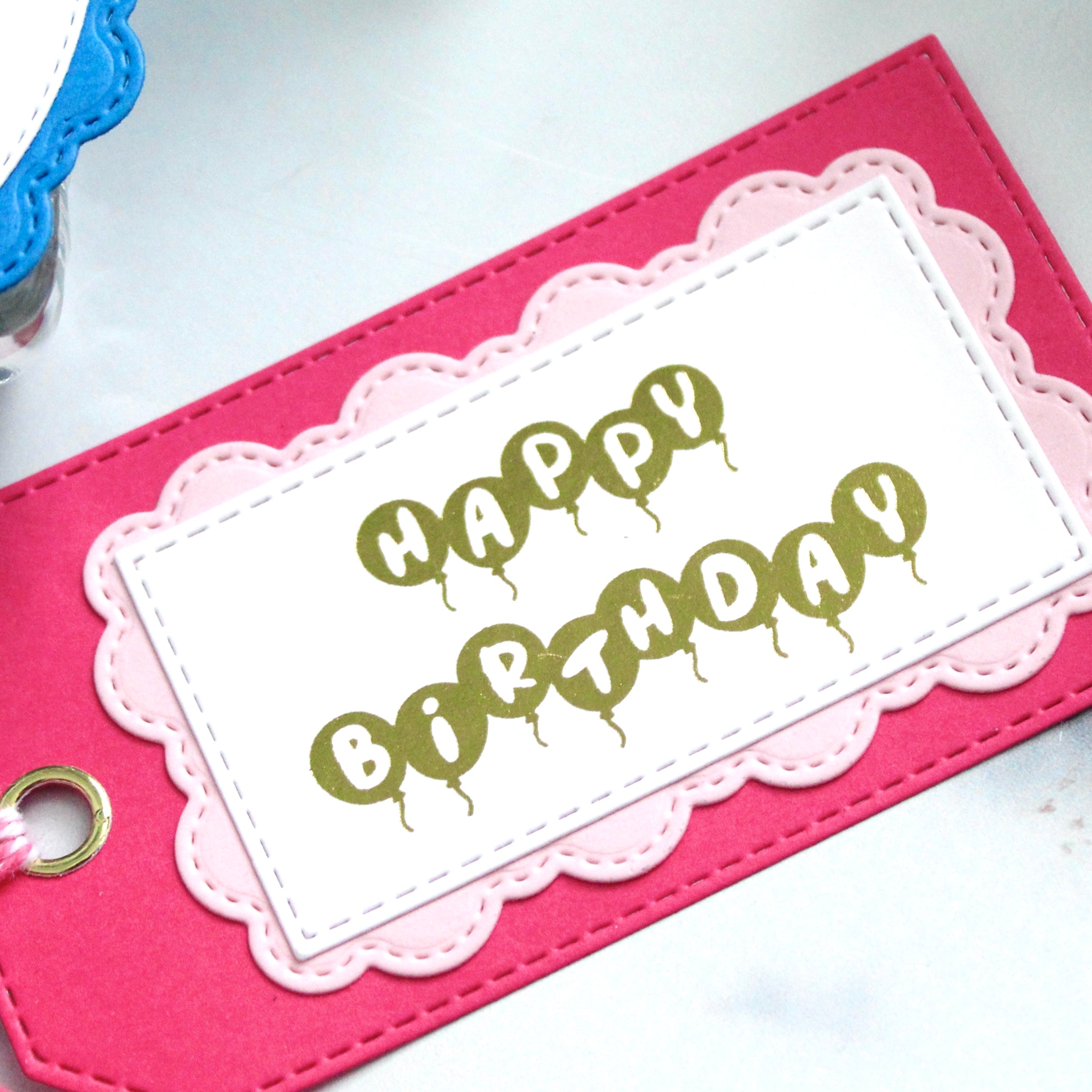 Stitched Scallop Rectangle Dies