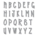 Funny Friend Font - Capitals Alphabet Die Set
