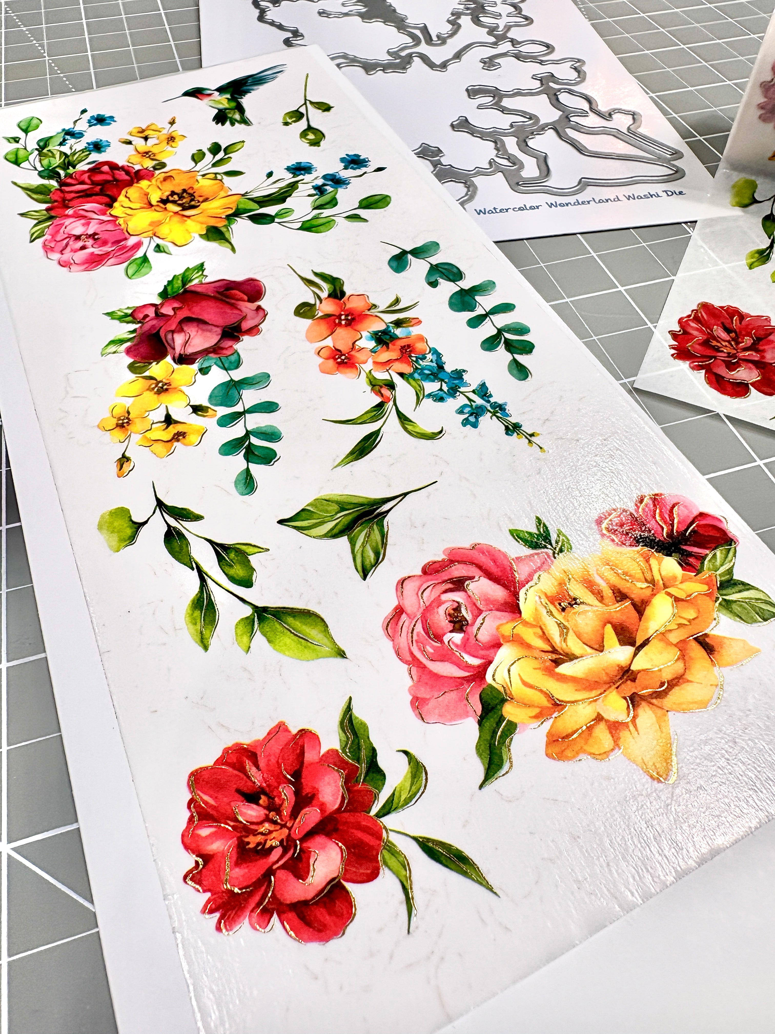 Watercolor Wonderland Wide Washi Tape