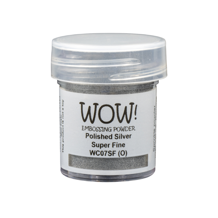 WOW! Polished Silver Super Fine Embossing Powder