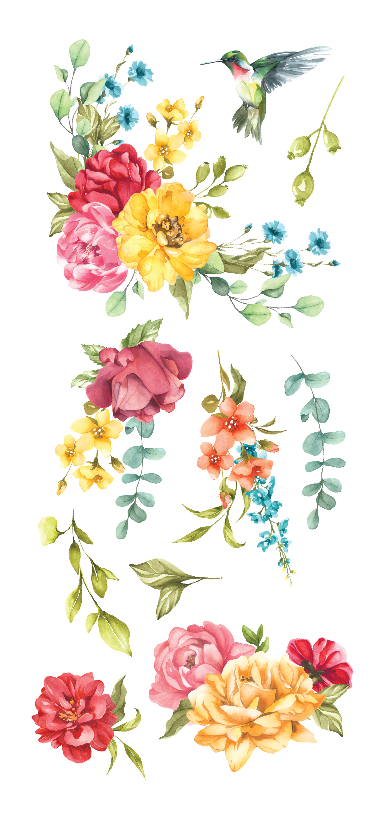 Watercolor Wonderland Wide Washi Tape