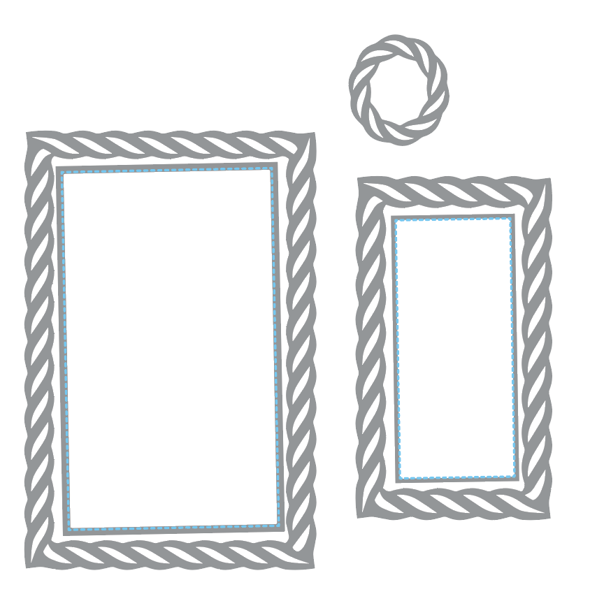Nested Rope Frame Dies