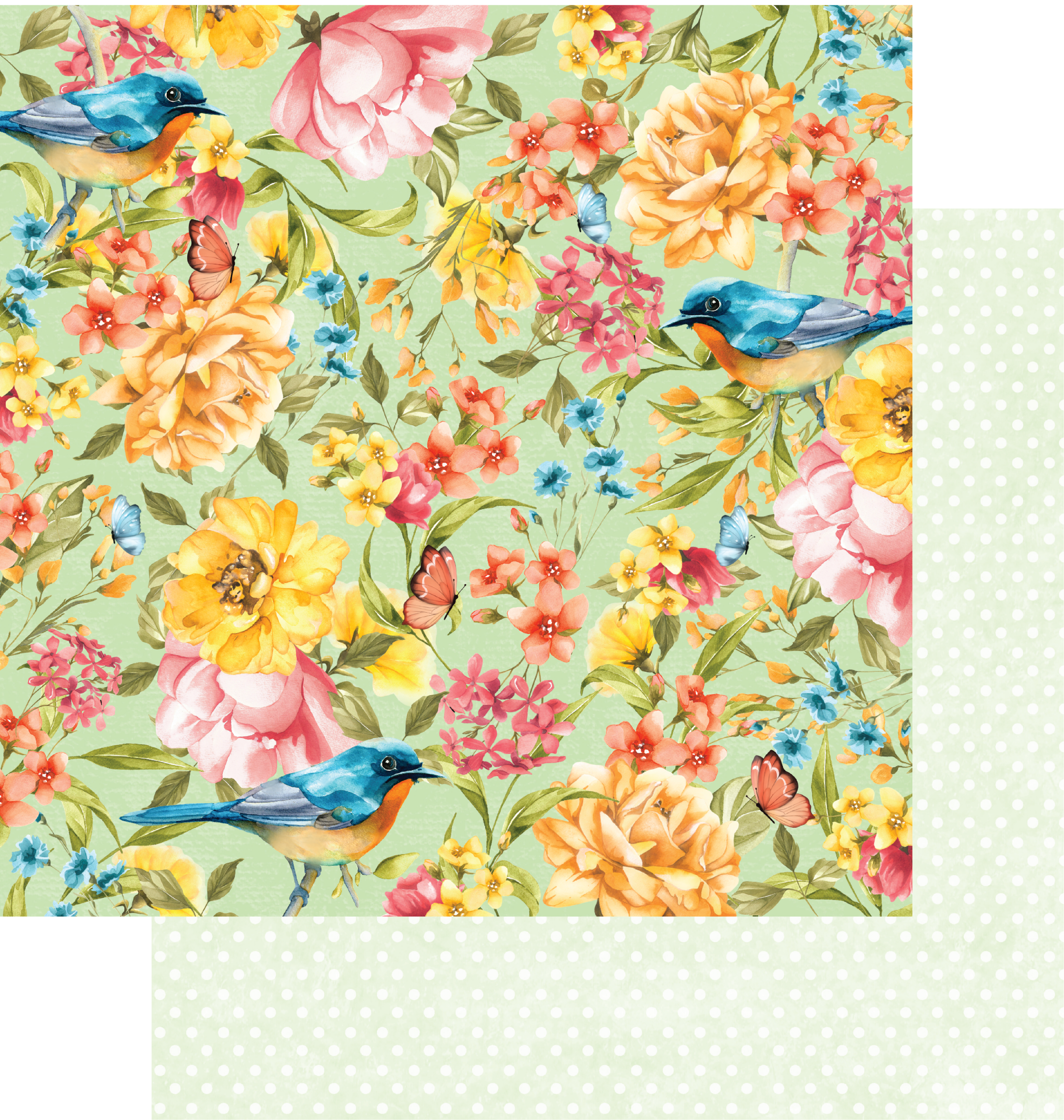 Adventures in Wonderland 12x12 Patterned Paper