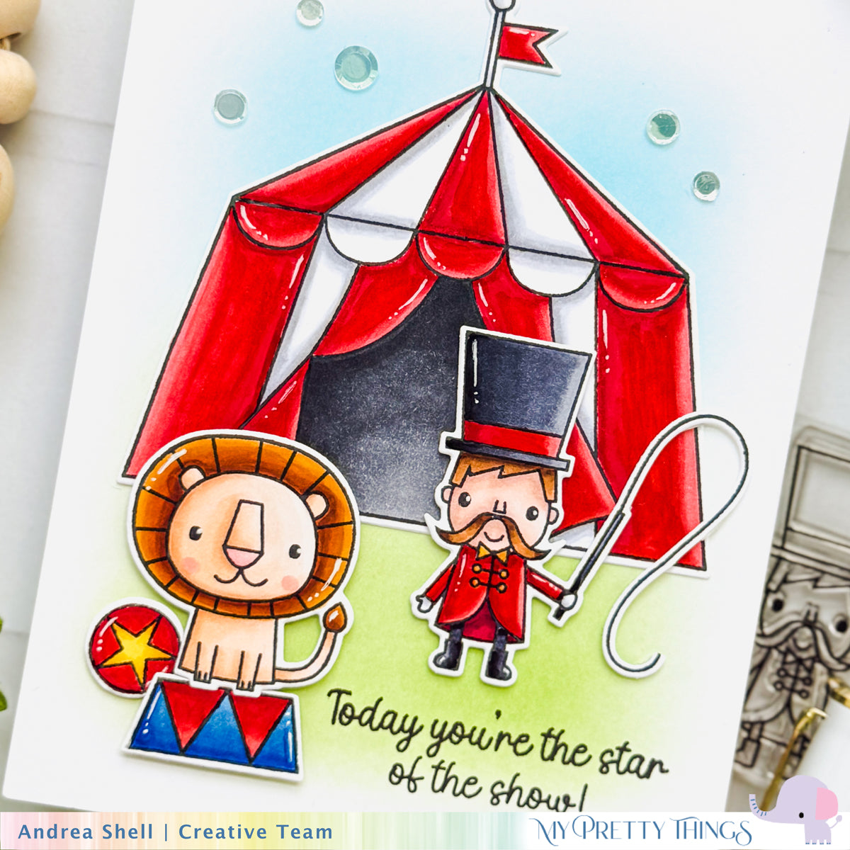 Big Top Birthday Stamp Set