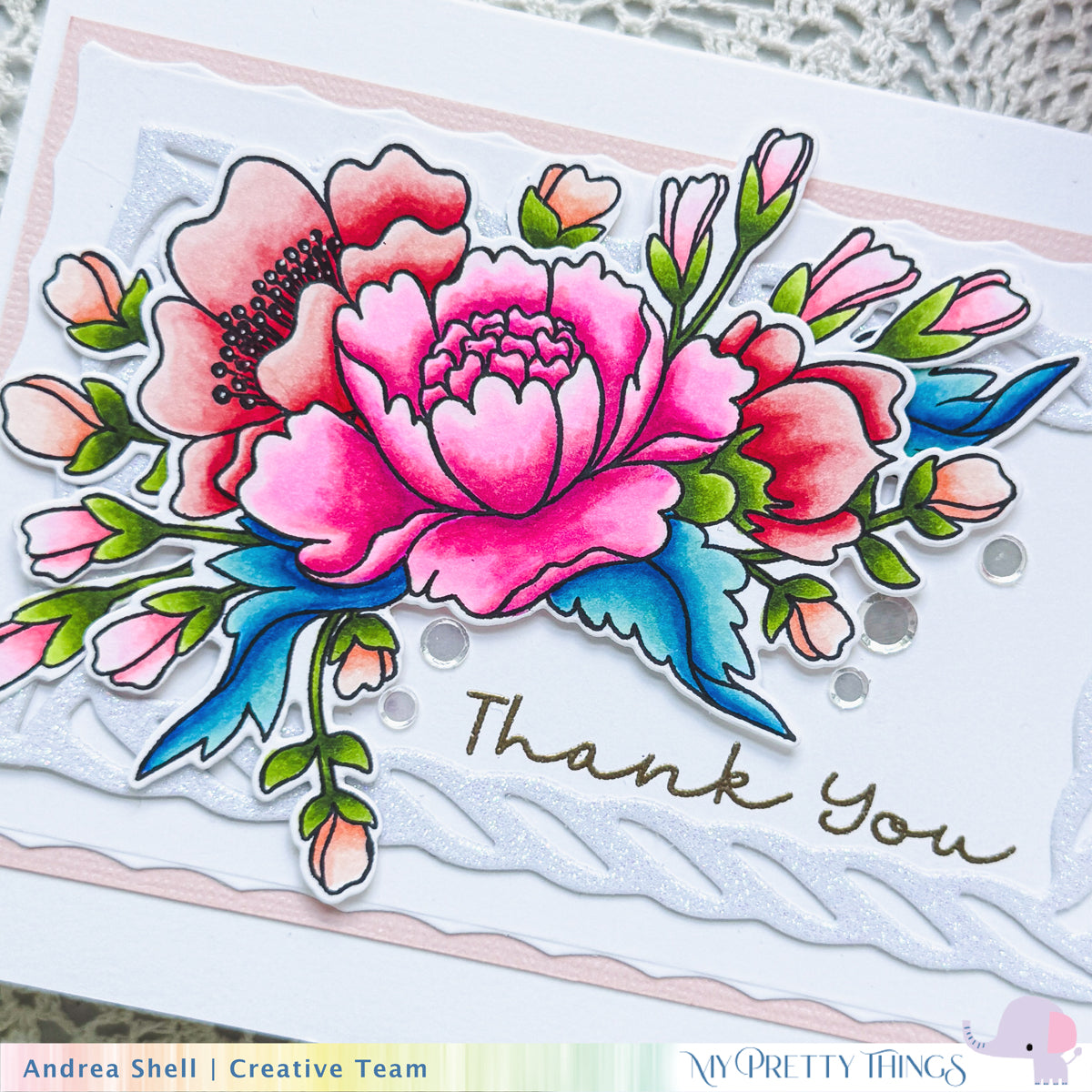 Chinoiserie Floral Stamp Set