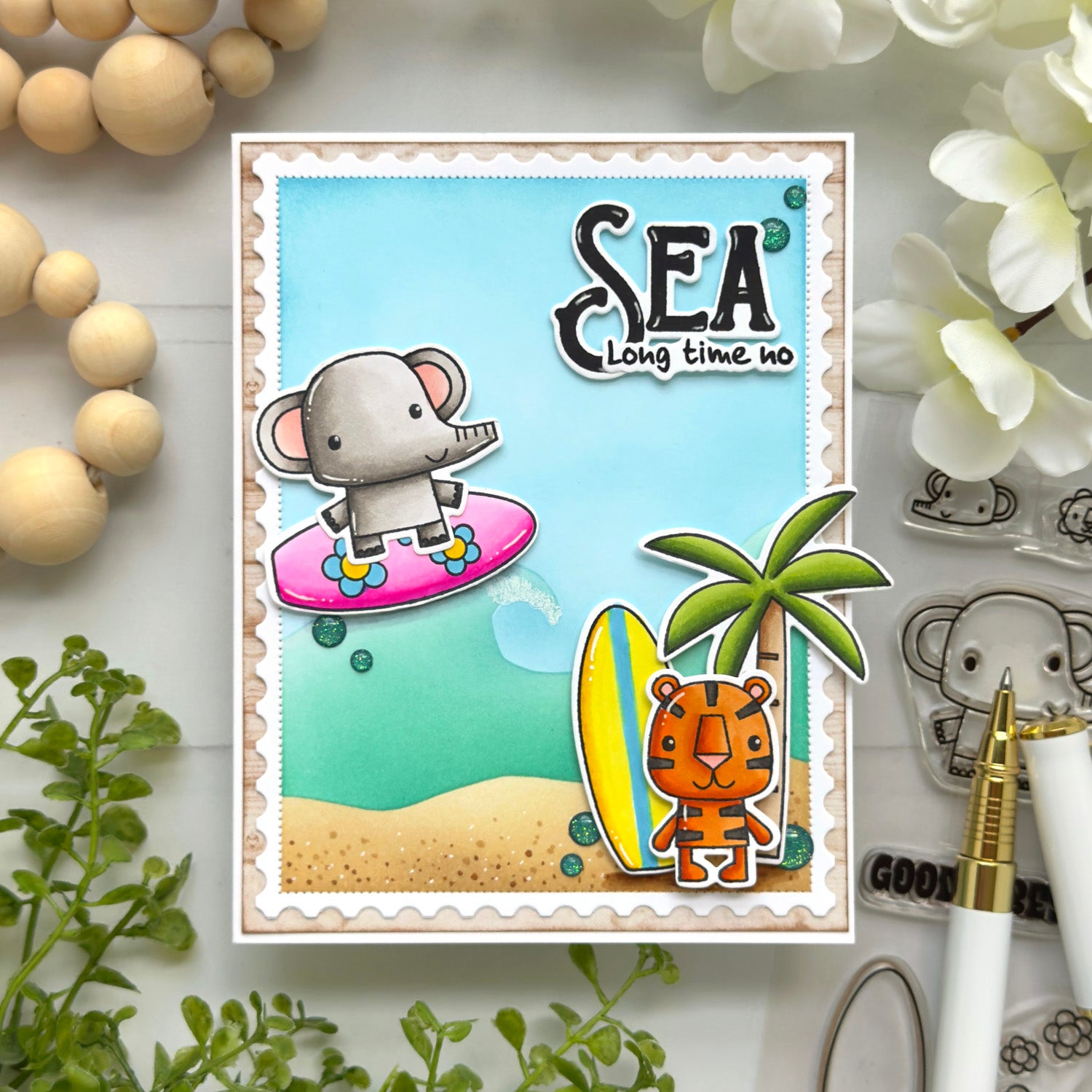 MPS Sea You At the Beach Stamps