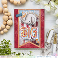 BIG Sentiment Layered Font Stencil