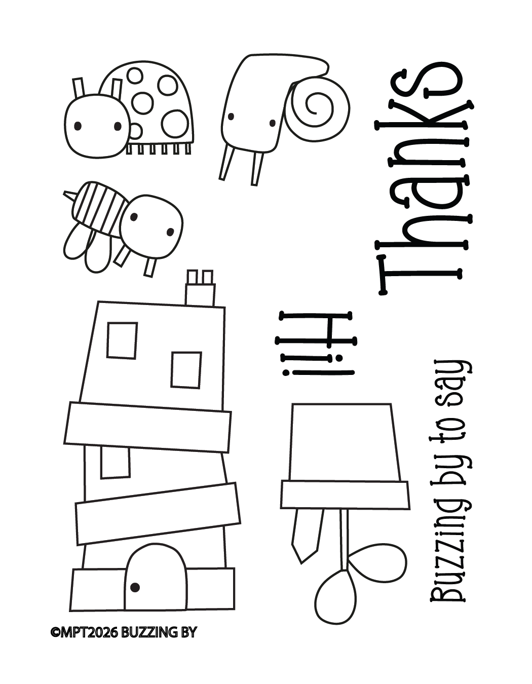 Buzzing By Stamp Set