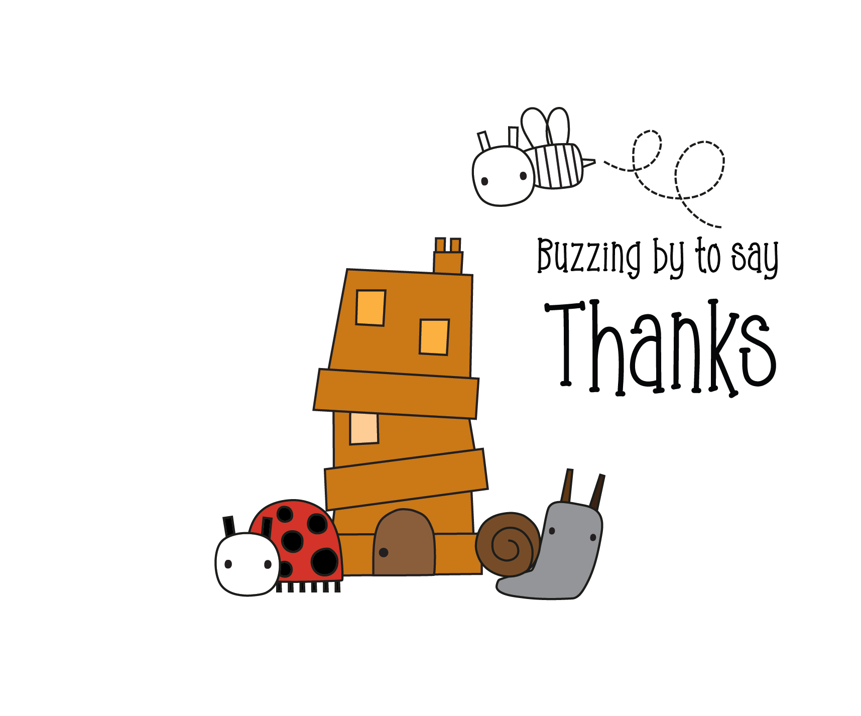 Buzzing By Stamp Set