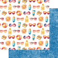 Sunny Days Summer Surfin’ 12x12 Patterned Paper