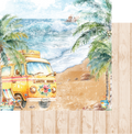 Beach Vibes Summer Surfin’ 12x12 Patterned Paper
