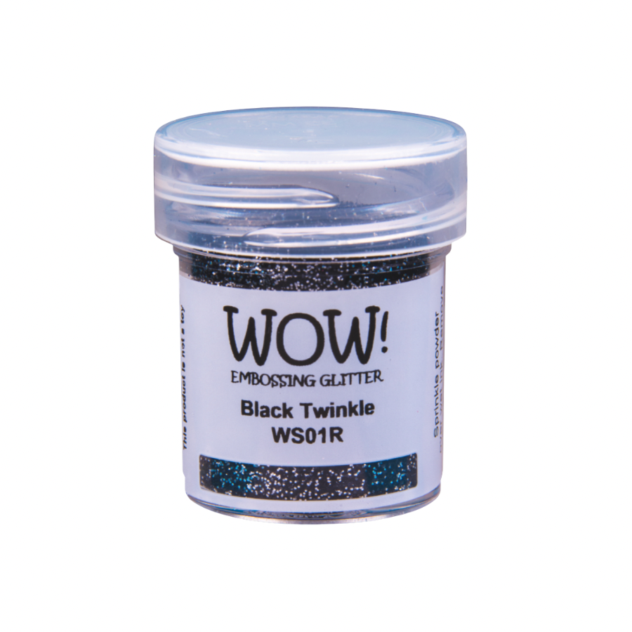 WOW! Black Twinkle Embossing Powder