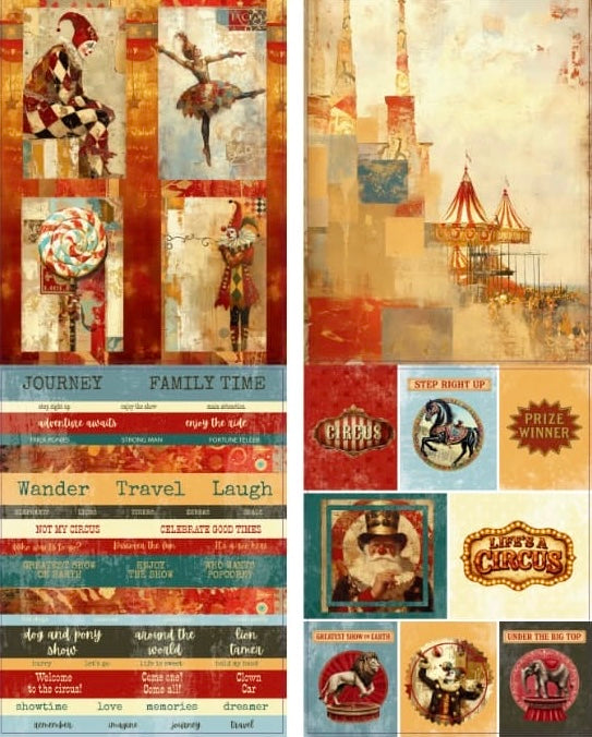 Circo Da Sogno 8.5” x 11” Patterned Paper Pack