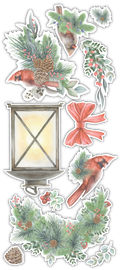 Traditional Christmas Wide Washi Die