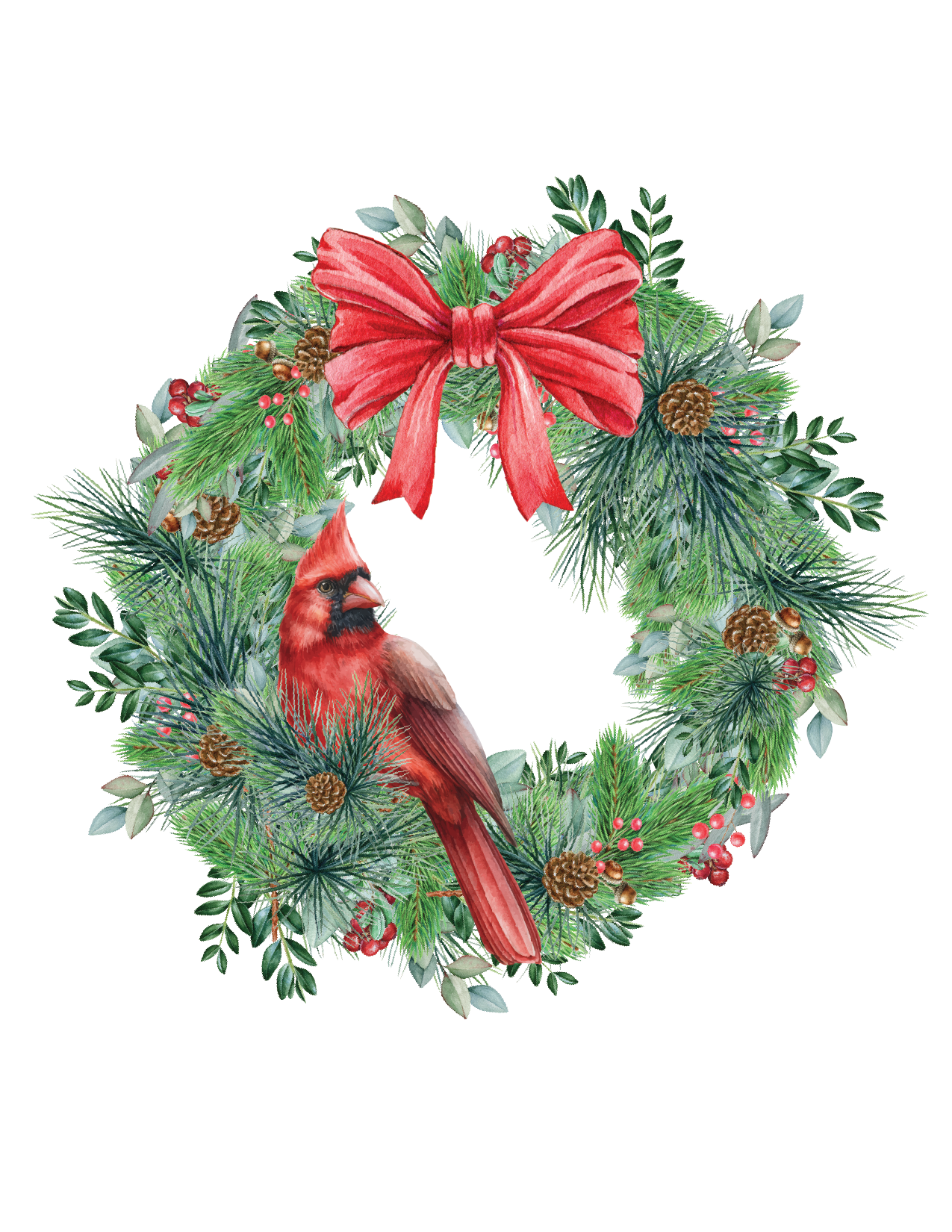 Traditional Christmas Wide Washi Tape