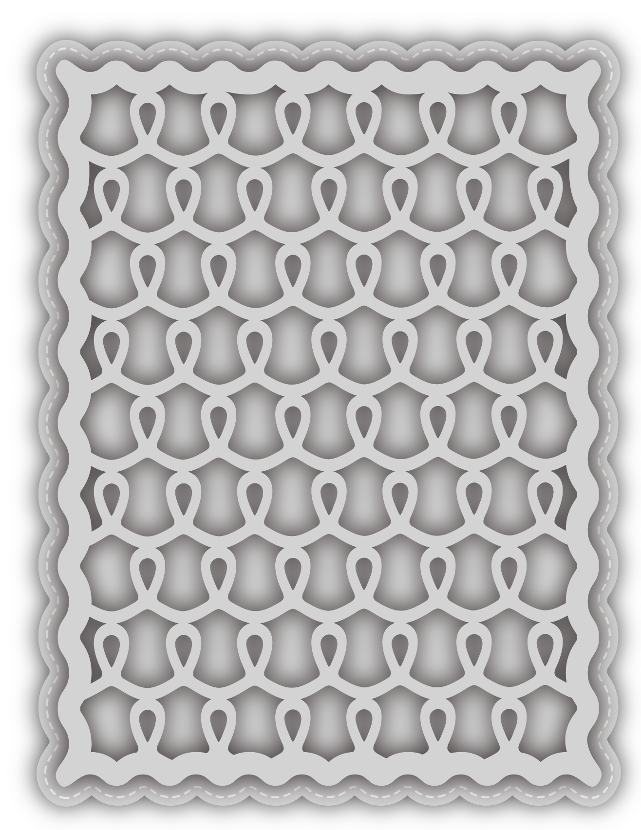 Frosted Gingerbread Layered Background Dies