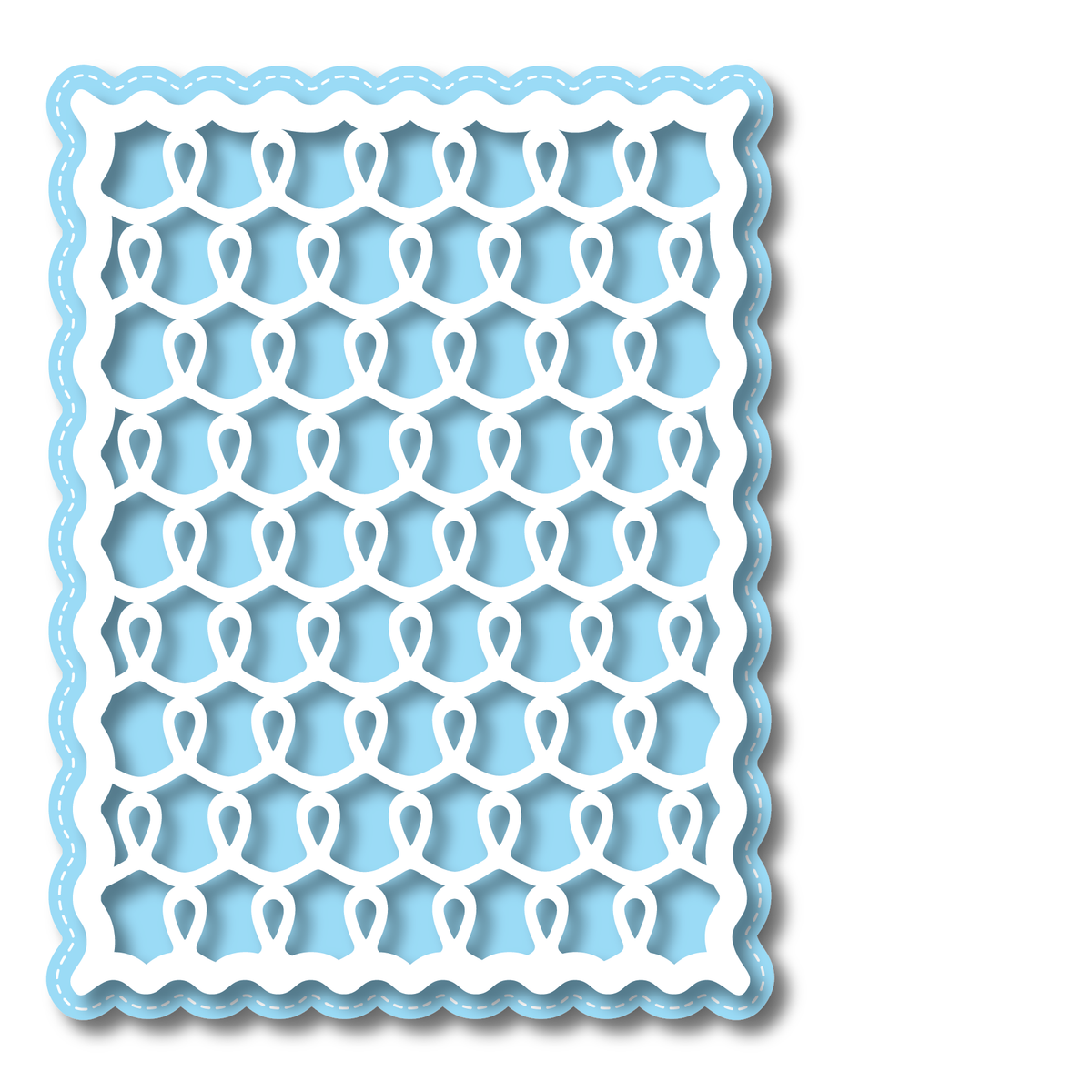 Frosted Gingerbread Layered Background Dies