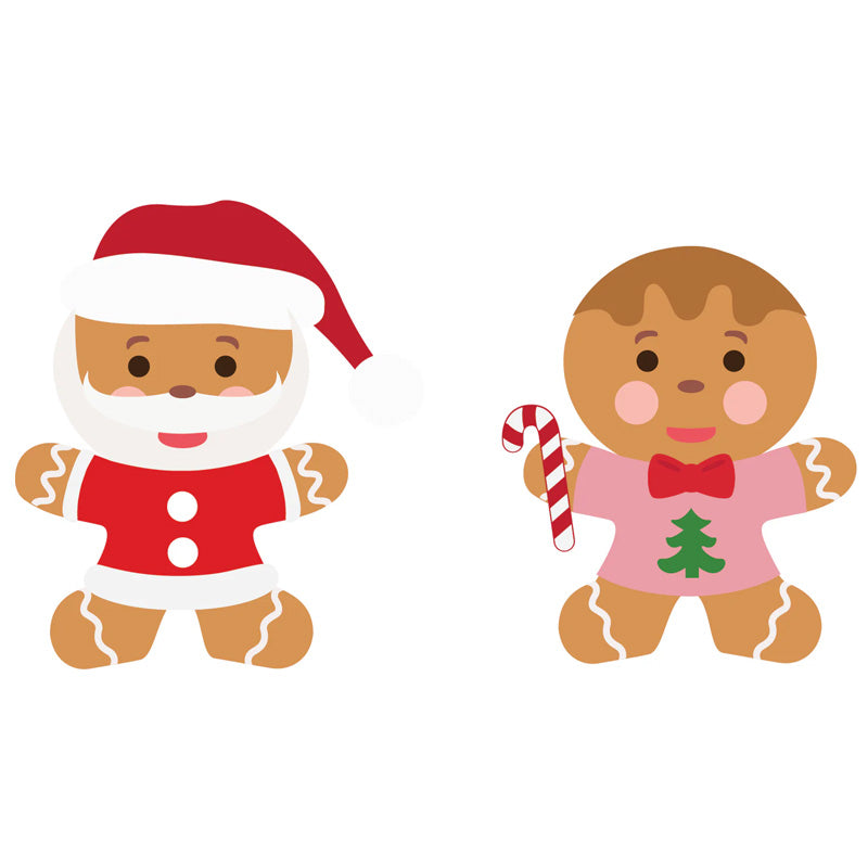 My Pretty Things - Gingerbread Santa and Gingerbread boy with Ugly sweater - Craft Die Set