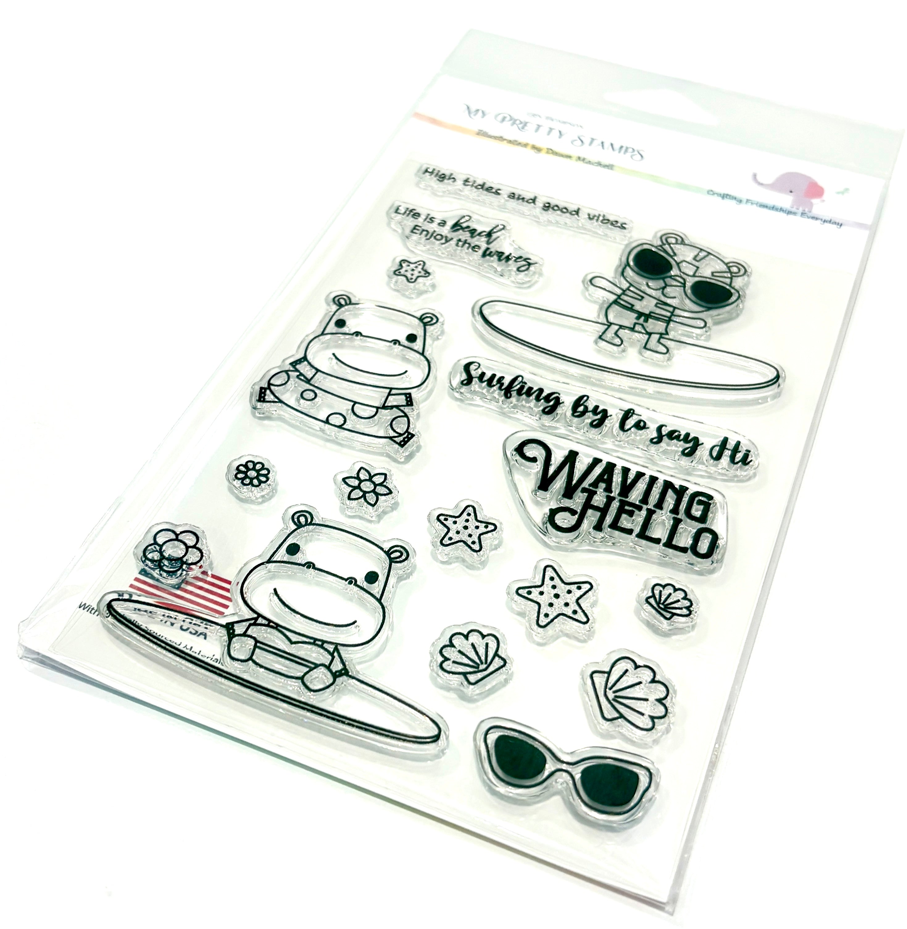 MPS Waving Hello Stamps