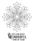 Fancy Scandi Snowflake Stamp Set