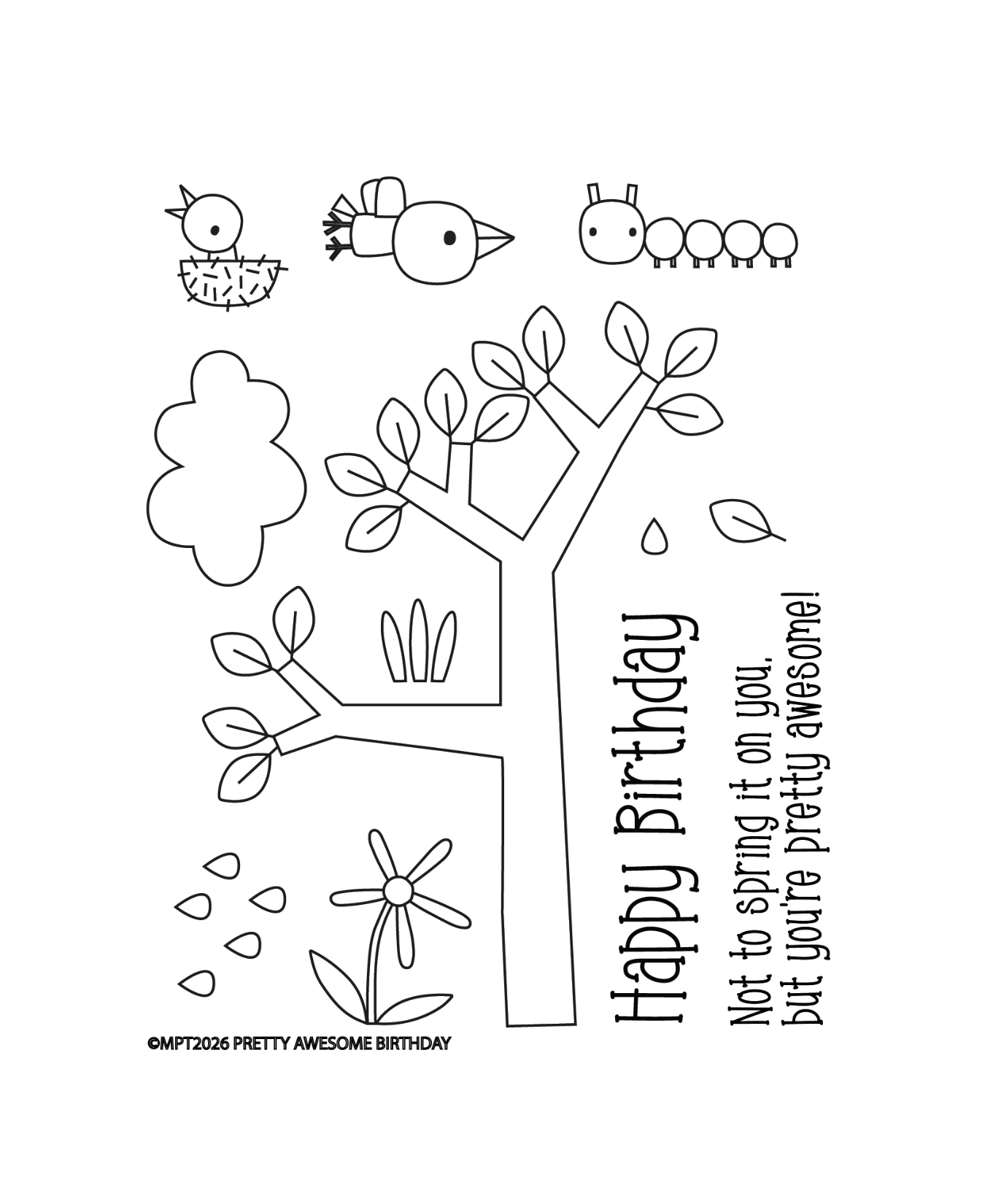 Pretty Awesome Birthday Stamp Set