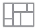Postage Stamp Frame Die