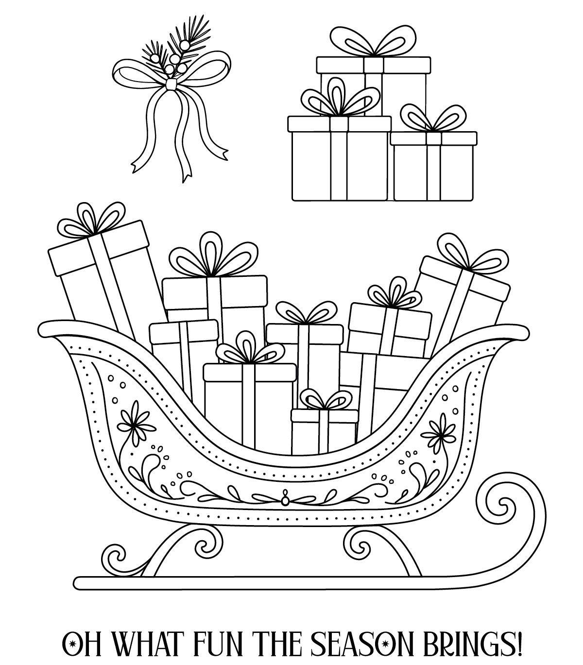 St. Nick's Sleigh Stamp Set