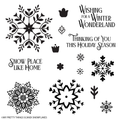 Scandi Snowflakes Stamps Set