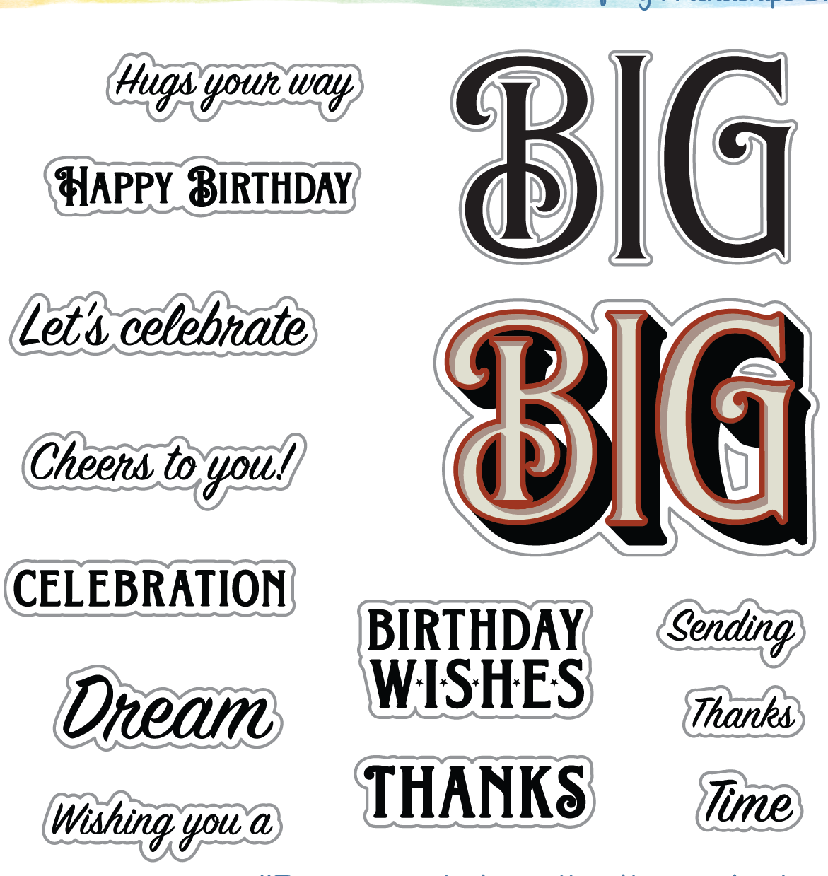 BIG Sentiments Die Set