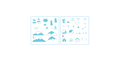 Snow Much Fun Scene Building Coloring Stencils