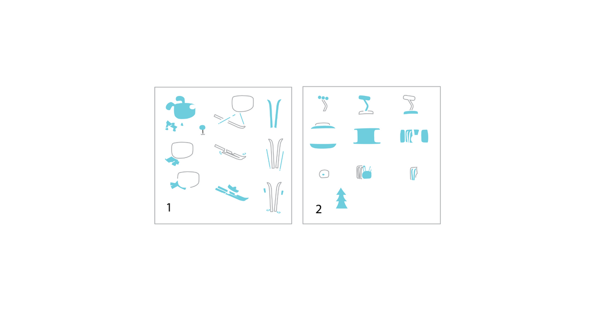 Snow Much Fun Coloring Stencils