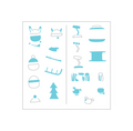 Yay For Snow Days Coloring Stencils