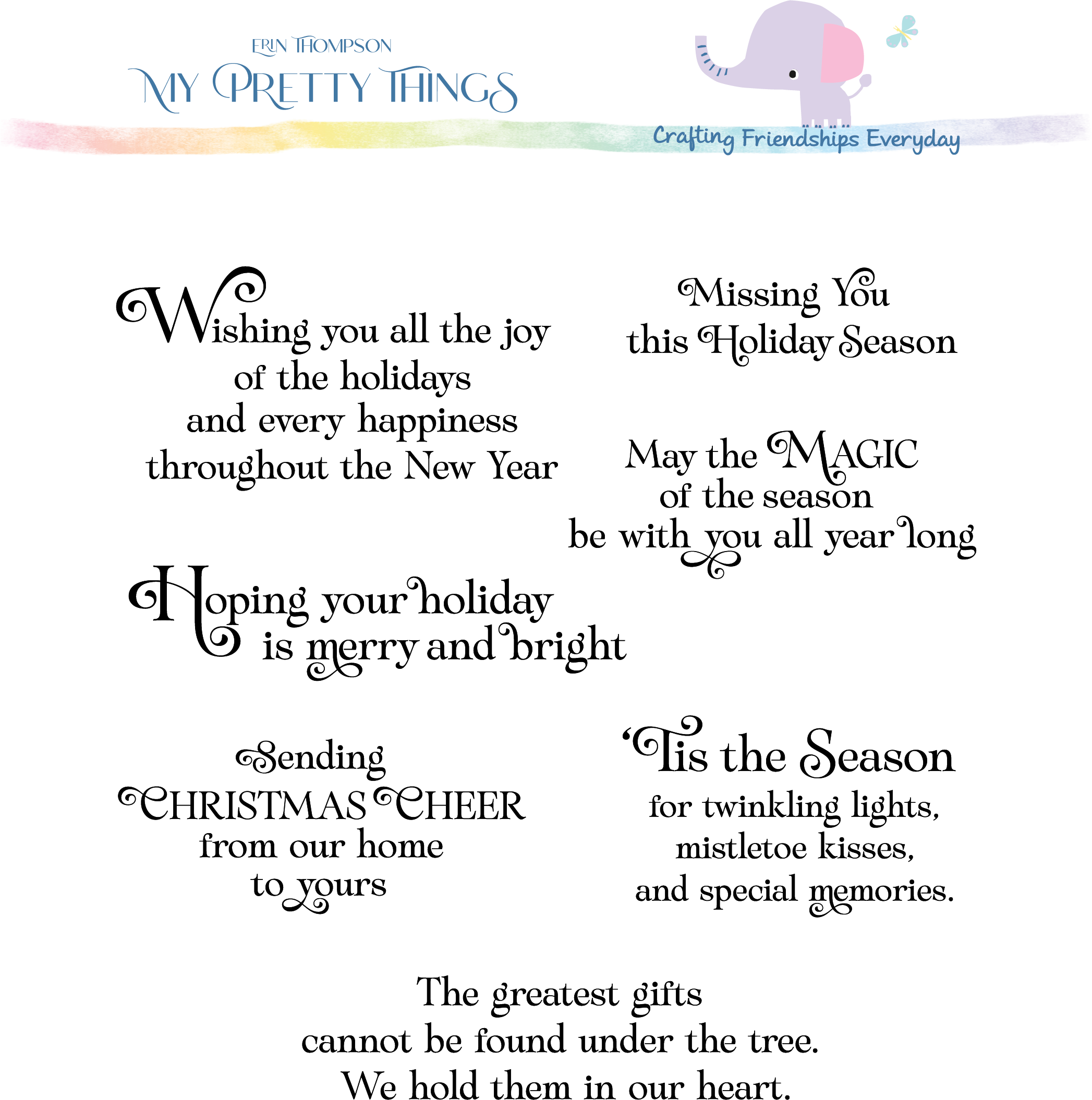 On the Inside - ‘Tis the Season Sentiments