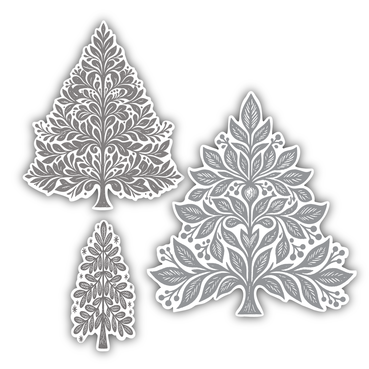 Linocut Nordic Pine Dies