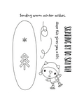 Skating By Stamp Set