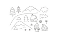 Snow Much Fun Scene Builder Stamp Set