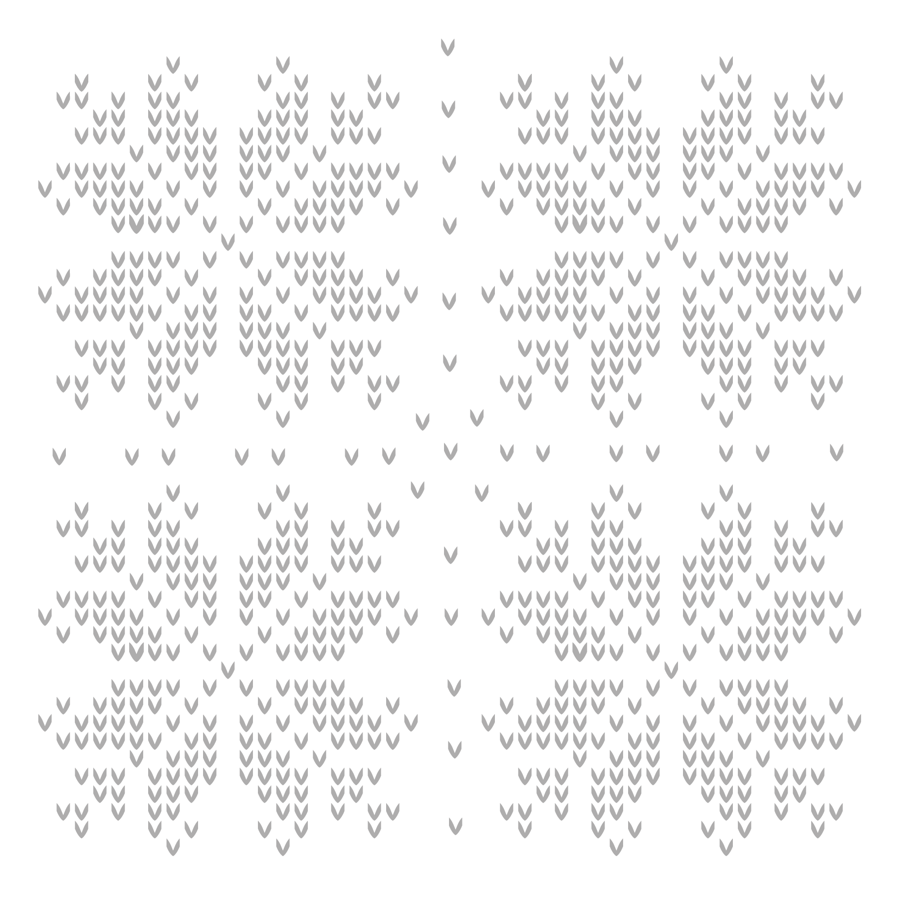 Scandi Snowflake Sweater Stencil