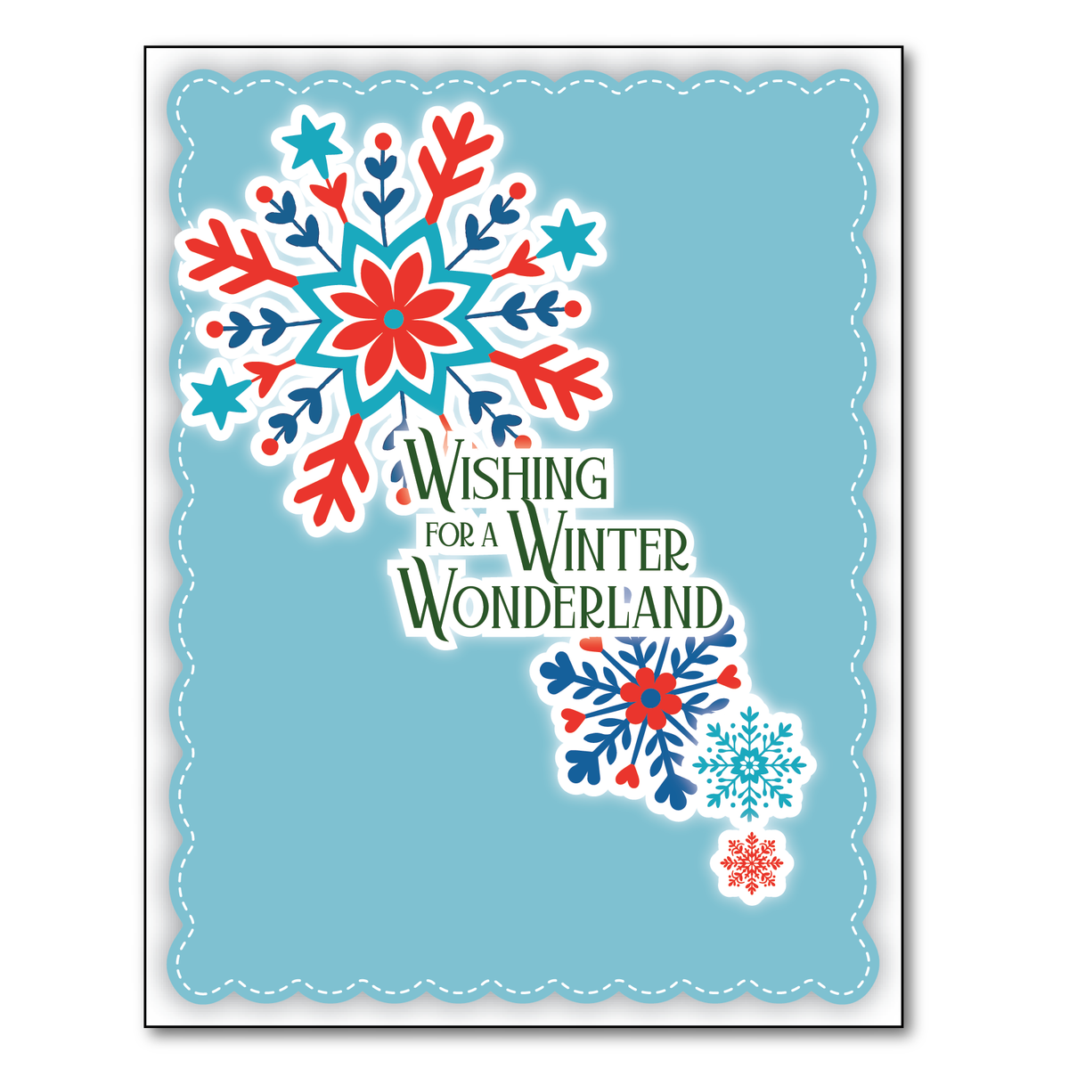 Scandi Snowflakes Stamps Set