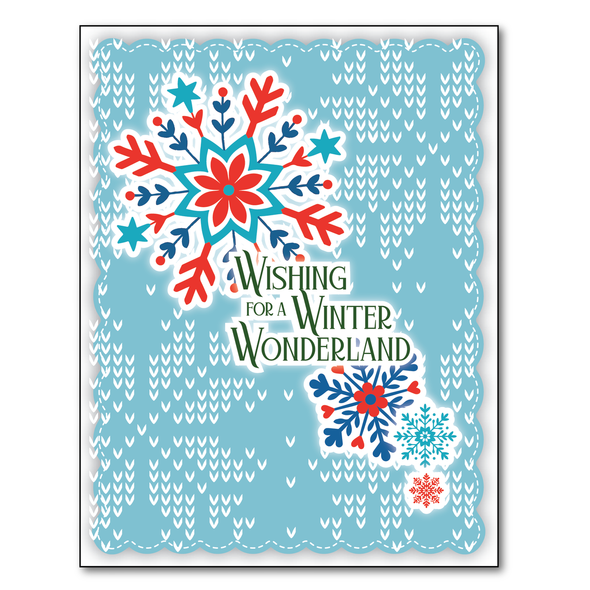 Scandi Snowflake Sweater Stencil